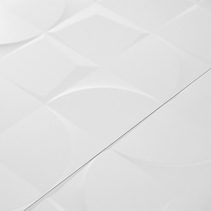 Piastrella Rettificata Opaca Deco White 30x90 Cm Per Pareti e Pavimenti - Product Image 4