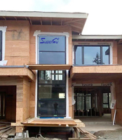 Sistema de Muro Cortina de Vidrio Unificado con Doble Acristalamiento Templado de Aluminio NOA NFRC AS2047, Impermeable, para Exteriores