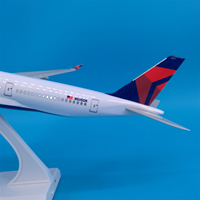 Modèle d'avion Delta Airlines A350 à l'échelle 1/200 de 30 cm pour cadeau promotionnel
