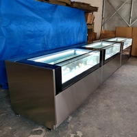 Présentoir minimaliste pour gâteau, pièces, crème glacée, gâteau, chocolat, yaourt, gel ato, affichage en vitrine, nouveauté