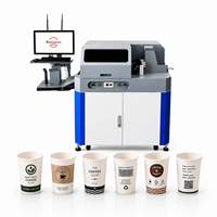 Imprimante jet d'encre commerciale à passage unique pour gobelets, équipement d'impression à données variables pour l'industrie de la fabrication d'emballages de boissons