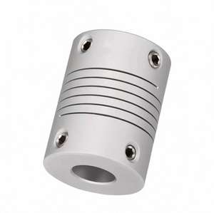 Giunto Flessibile Filettato RS in Argento per Vite Motore Stepper, Filettatura Superiore, Supporto Alta Coppia, Personalizzazione Non Standard - Product Image 4