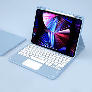 <span class=keywords><strong>Funda</strong></span> de piel sintética para tableta, cubierta inalámbrica con teclado táctil de TPU, con ranura para bolígrafo de teclado y ratón para iPad Pro 10 2022 10,9 - Product Image 2