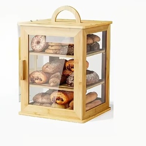 Caja de <span class=keywords><strong>Pan</strong></span> de Bambú de Diseño Europeo, Venta Caliente de Fábrica - Caja de Almacenamiento de <span class=keywords><strong>Pan</strong></span> de Bambú Duradera de Grado Alimenticio para Uso Doméstico - Product Image 1