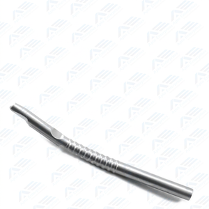 Raspador de Hueso Dental Manual de Acero Inoxidable de Alta Calidad, Herramienta Quirúrgica Curva para Injertos de Hueso e Implantes Dentales - Product Image 1