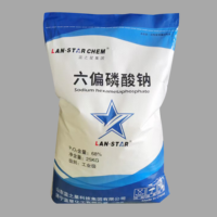 Hexamétaphosphate de sodium SHMP Agent chélatant efficace pour adoucisseur d'eau Dispersant de qualité alimentaire industrielle Multi-usages
