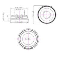 Unit driver Speaker Portabel 40mm 4Ω 5W Multimedia Horn