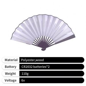 Mini-ventilateur en plastique personnalisé avec lumière LED pour discothèques, bars, KTV, danse - Product Image 3