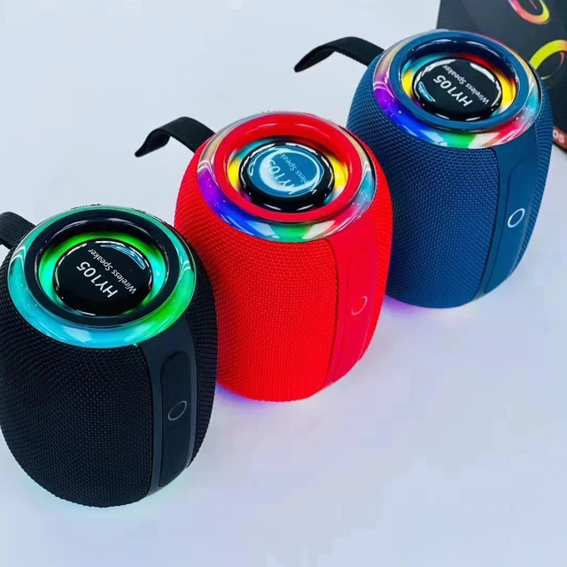 HY-105 Mini Speaker Good Quality Big Power, Wireless Soundbar with RGB Light