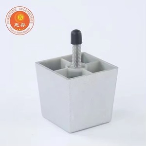 Gambe <span class=keywords><strong>per</strong></span> Mobili in Plastica ABS Resistenti e Moderne, Piedini Regolabili <span class=keywords><strong>per</strong></span> Letti Ospedalieri, Cucine, Hotel e Camere <span class=keywords><strong>da</strong></span> Letto - Certificati CE - Product Image 1