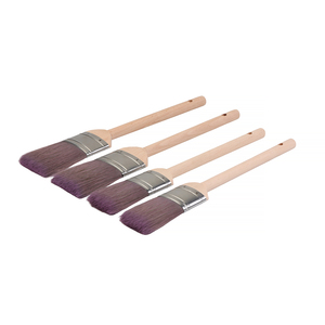 Holt venda em casa australiana pincel decorativo longo cabo de madeira roxo e café afilado filamento oval pincel - Product Image 3