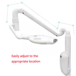 Lampe de blanchiment dentaire 40W, 3 couleurs LED (lumière froide et chaude), appareil de blanchiment avec support et bras rotatif, portable - Product Image 3