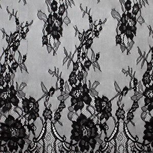 프랑스 레이스 원단 고품질 튤 아프리칸 샹티이 레이스 원단 폴리에스터/나일론 150cm 폭 YUGU 브랜드 - Product Image 5