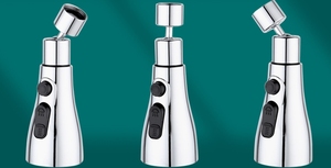 Extension de <span class=keywords><strong>robinet</strong></span> universelle moderne, bulleur en plastique, <span class=keywords><strong>lavabo</strong></span> de cuisine, pomme de douche multifonctionnelle anti-éclaboussures, rotative, extractible - Product Image 5