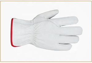 Gants de travail de conducteur en cuir de peau de vache, sans doublure - Product Image 6