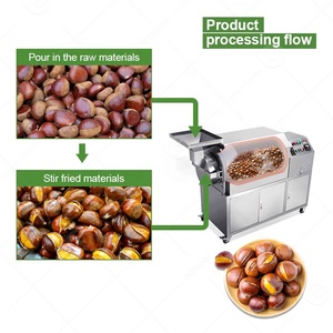 Đa chức năng gỗ bắn lúa mạch rang xay 30kg dưa hấu hạt mè mật ong rang đậu phộng Nut nướng máy - Product Image 3
