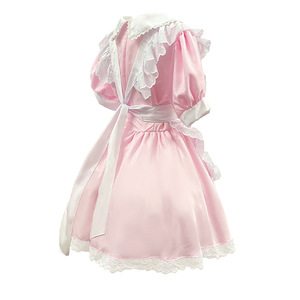Sweet Maid Outfit Pink Lolita Cosplay Costume Anime Role Play Spring 2025 Polyester Dress - Product Image 4