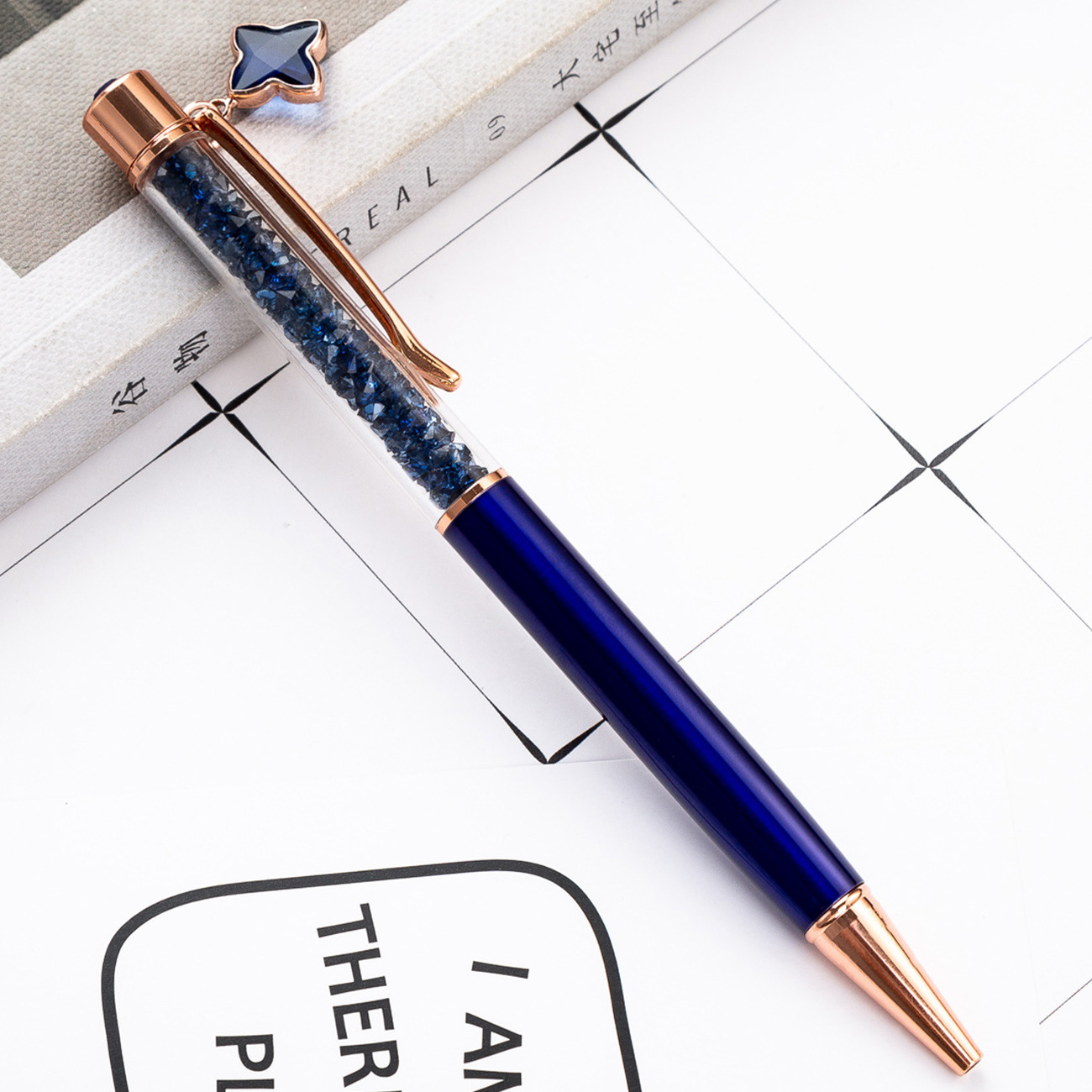 Bleu transparent