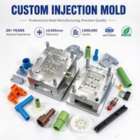 Fabricant de moules d'injection plastique OEM sur mesure de haute précision, moule d'injection ABS moulé par injection à canaux chauds
