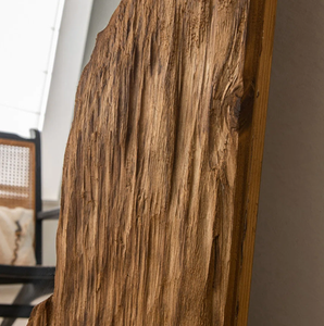 RAINHOU Trending stile rustico specchio Full Body con struttura in legno irregolare artigianale <span class=keywords><strong>per</strong></span> interni moderni Wabi Sabi - Product Image 2