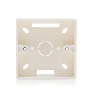 سعر المصنع NOVSKI PVC أبيض اللون 86 نوع صندوق كهربائي خارج الصندوق