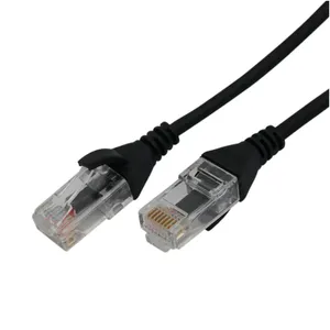 EXW 하이 퀄리티 이더넷 케이블 Cat6 UTP 28AWG PVC 슬림 패치 코드