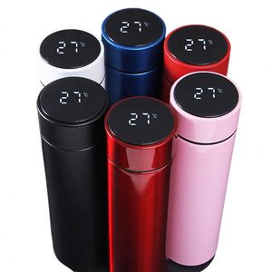 Factory Sale 500ml Thermos <b>Bottle</b> Cup Flask Led Temperature Display Stainless Steel Smart <b>Water</b> <b>Bottle</b> with <b>Filter</b> Termo - Product Image 1