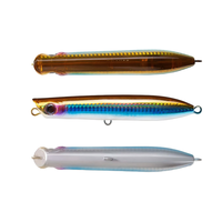 Cheery Hunter 130mm 30g Top Water Dog Walking Hard Bait Popper ABS Material Leurre de pêche artificiel pour Marlin dans le ruisseau de la rivière