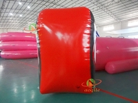 Bunker Gonflable pour Jeu de Tir à l'Arc CS, en Tissu Maillé PVC, Certifié CE, pour Paintball, Arc Recurve, Flèches à Pointe en Mousse, Équipement de Cible