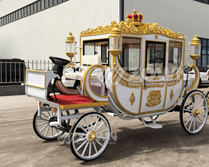 Carruaje eléctrico cerrado europeo de conducción autónoma para celebraciones de bodas al aire libre - Product Image 4