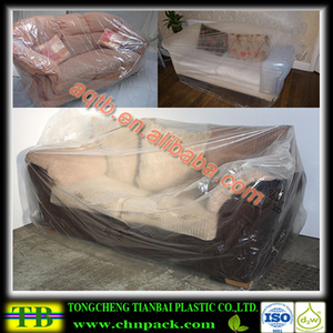 Disposable Clear <strong>Plastic</strong> Custom Outdoor Furniture <strong>Sofa</strong> <strong>Cover</strong> - Product Image 4