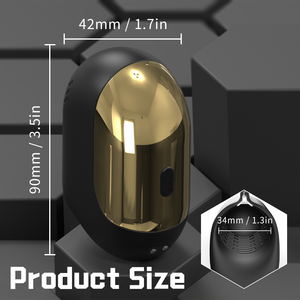 Stimulateur de vaisseau haut de gamme puissant étanche réglable Vibration mâle masturbateur Sexy jouets sexuels pour adultes pour réduire la sensibilité - Product Image 2