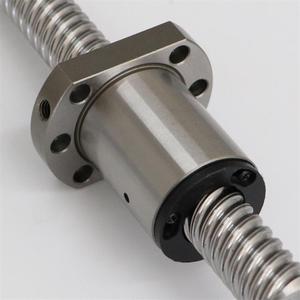 Husillo de bolas de precisión SFU1204 de 350 mm C7 con brida y rodamiento para equipos de comunicación - Product Image 3