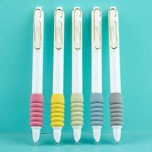 Bolígrafo de Plástico Ligero y Moderno, con Mecanismo de Clic, Agarre Suave, Borrable, Retráctil, para Caligrafía, para Estudiantes - Product Image 6