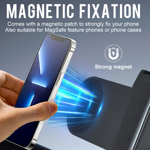 Poignée de téléphone portable magnétique pliable et étanche en ABS avec trou de vis de 1/4 pouce - Product Image 5