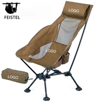 Personnalisation d'usine Heavy Duty Léger Camping Pliable Réglable Sunset Chaise Triangle Stable Support Camping Chaise
