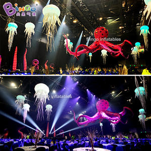 โคมไฟแมงกะพรุนเป่าลมหลากสีสัน ไฟ LED แบบแขวน แมงกะพรุนเป่าลมขนาดใหญ่ สำหรับตกแต่งงานเทศกาล - Product Image 3