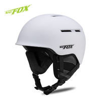 Casque de ski portable BATFOX avec logo personnalisé, design réglable, 11 évents, matériau EPS+PC pour les sports d'hiver, vente en gros