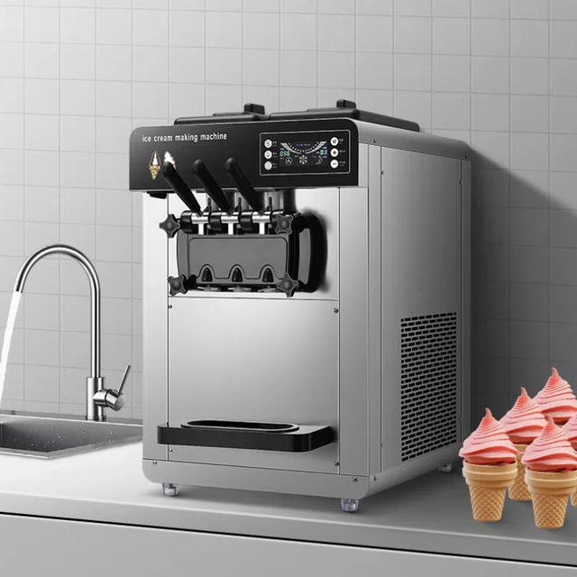 Hig Quality Professional Icecream Machine for Sale Commercial Soft Serve Vintage Ice Cream Maker