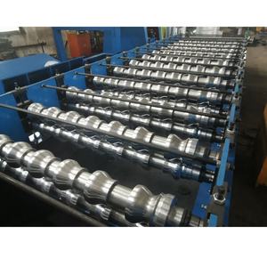 마케도니아 컬러 코팅 유약 타일 만들기 기계 금속 철판 지붕 타일 롤 성형 기계 - Product Image 5