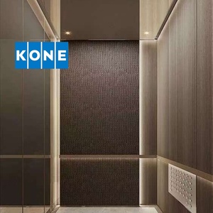 ลิฟต์บ้านหรู KONE พร้อมใบรับรอง CE, กระจกและสแตนเลสแบบ Hairline, ระบบ Traction Type - Product Image 3