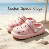 Zuecos EVA para Niñas, Personalizados OEM, Ligeros, Antideslizantes, de Secado Rápido, Ventilados, para Playa y Agua, con Correa de Talón Pivotante