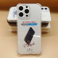 Casing HP Anti-Shock untuk iPhone 18 Pro Max, Case Silikon Lembut TPU Anti-Shock, Cover Transparan