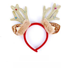 Fasce per capelli natalizie corna di alce di natale pentacolo fascia per capelli per <span class=keywords><strong>bambini</strong></span> decorazioni per feste - Product Image 6