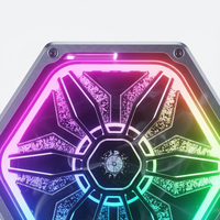 Support de téléphone magnétique en aluminium avec refroidisseur RGB et clip de refroidissement semi-conducteur pour le gaming et le streaming en direct