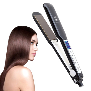 Crema reafirmante para el cabello, plancha de cabello con pantalla táctil Lcd de 750 F, alisado de cabello con queratina coreana, 1 pulgada, 40W