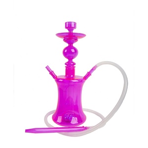 Vidrio fino patrón de vidrio cilíndrico de alta calidad delicado translúcido colorido <span class=keywords><strong>hermanos</strong></span> juntos Shisha hookah - Product Image 5