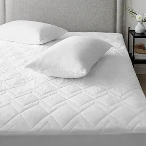 <span class=keywords><strong>Protège</strong></span>-<span class=keywords><strong>matelas</strong></span> <span class=keywords><strong>imperméable</strong></span> en jacquard tricoté élastique avec poches profondes, anti-acariens, respirant, lavable en machine - Product Image 1