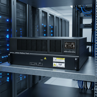 UPS de Litio en Línea de 1KVA, 2KVA, 3KVA, 6KVA con Batería Externa LiFePO4 para Redes Informáticas, Telecomunicaciones/Servidores/Centros de Datos