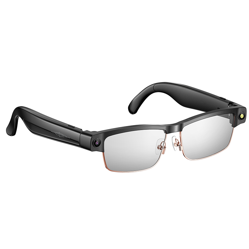 2025 L802 AI Smart Glasses with Camera 8MP Pixel SunglassesVideo Recording WIFI Transmission BT Call Music Smart Sunglasses